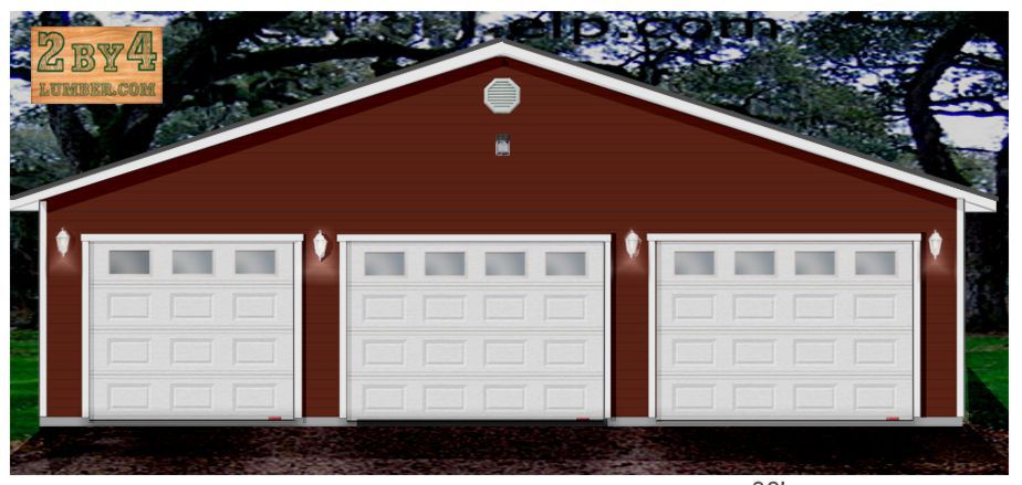 Garage store lumber package