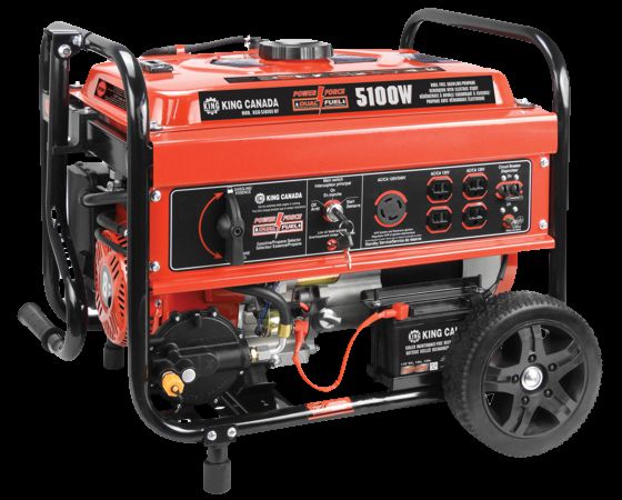 5,100 watt Generator KCG-5101ge-df Dual Fuel